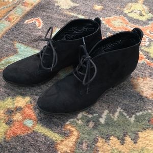 Black Lace Up Booties